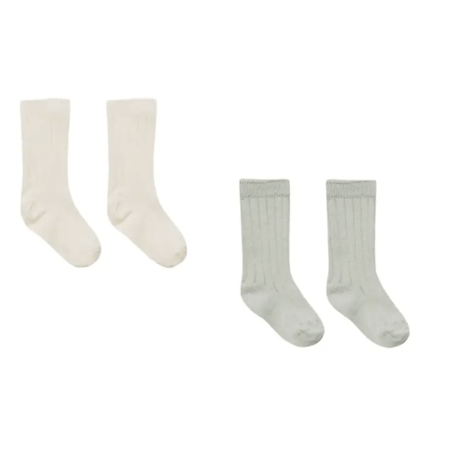 Sock Set - Natural/Sage