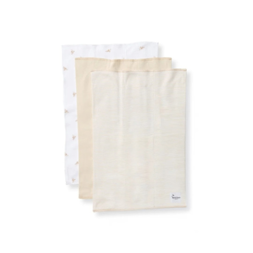 Golden Bee Organic Baby Burp Cloths Pack of 3