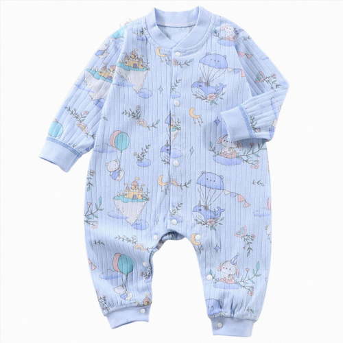 HCNTES Baby Boy Winter Clothes Baby Rompers Long Sleeve Baby Boy Clothes Print One Piece Romper Baby Coming Home Outfits Newborn Boy Outfits 0 3 6 9 12 18 Months
