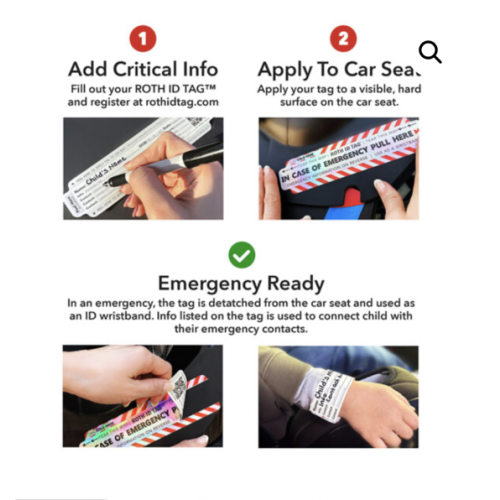 ROTH ID TAG™ Kit - ROTH ID TAG | Emergency Contact Identification Systems