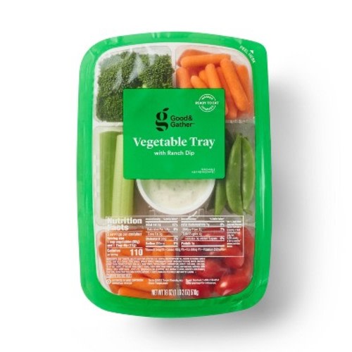 Vegetable Tray with Ranch Dip  - 18oz - Good & Gather™