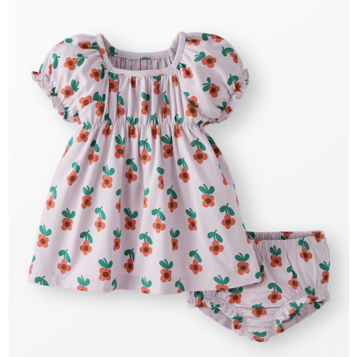 Baby Puff Sleeve Dress & Bloomers Set | Hanna Andersson | 6-12 months