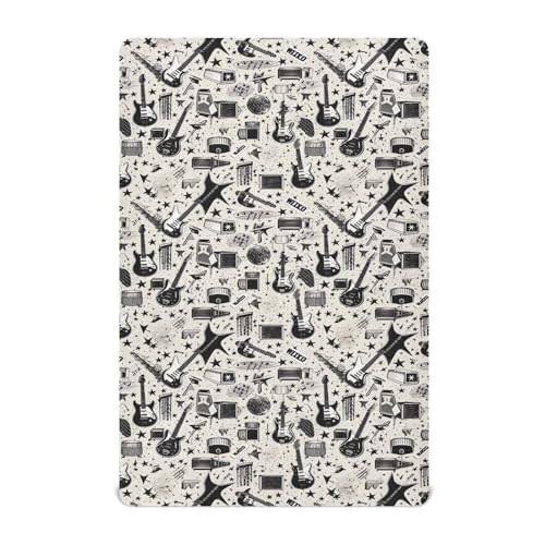 Fitted Crib Sheets Rock and Roll Guitar Baby Crib Sheets for Boy & Girl Toddler Mattress Sheets 21214839