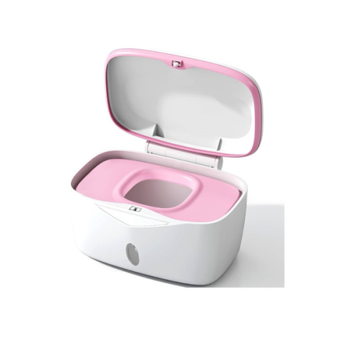 Wipes Dispenser with Weighted Plate, X2 PRO, Seposeve Perfect Pull Baby Wipe Holder, Refillable Wipe Container, Keeps Wipes Fresh, One-Handed Operation. Non-Slip, Easy Open/Close Wipes Case, Pink