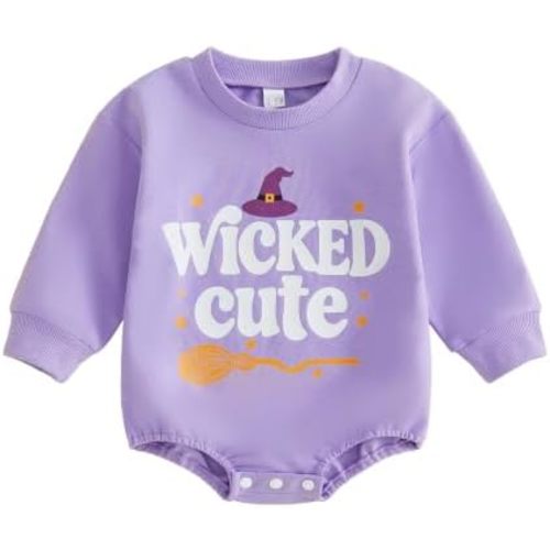 Baby Halloween Pumpkin Sweatshirt Romper Sweater Shirt Newborn Outfit