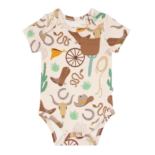 Little Sleepies Short Sleeve Bodysuit for Baby Girls & Boys, Soft Viscose from Bamboo One Piece, Baby Clothes (Newborn to 2Y)