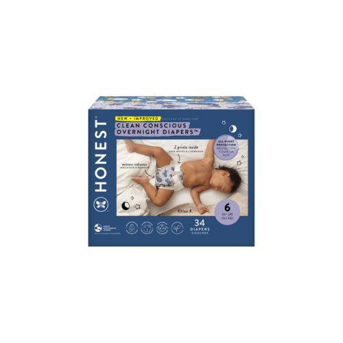 The Honest Company Club Box Overnight Diapers Cozy Cloud and Star Signs