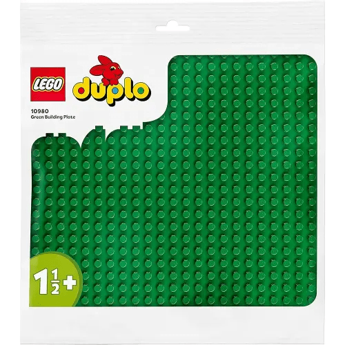 LEGO® DUPLO® Green Building Plate 10980 Build-and-Display Baseplate Toy for Preschoolers Aged 18;Baseplate for Creative Construction