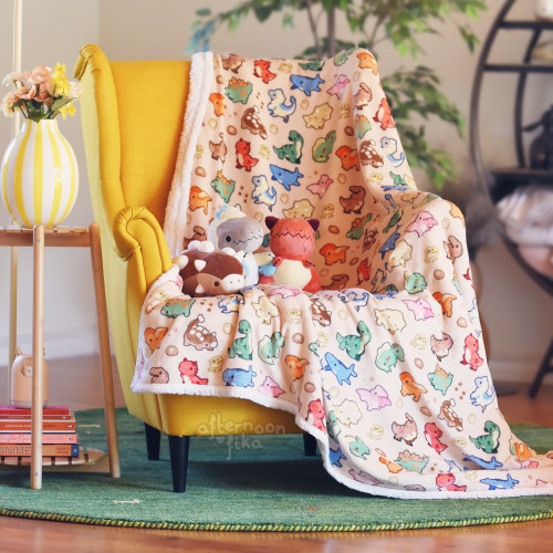 [PRE-ORDER, Ships Early 2026] Prehistoric Pals Blanket