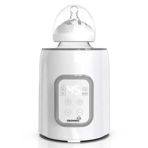 Bottle Warmer 8 in 1 with Timer, Accurate Temperature Control, Fits All Bottles - Grey/White