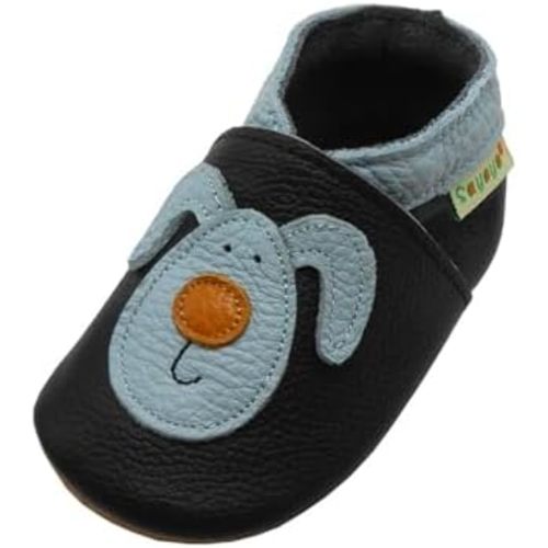 SAYOYO Baby Shoes Soft Leather Sole Infant Toddler Prewalker Shoes