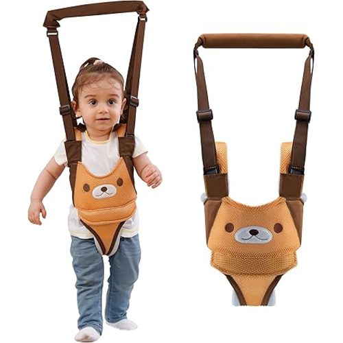 Watolt Baby Walking Harness - Handheld Kids Walker Helper - Toddler Infant Walker Harness Assistant Belt - Child Baby Walk Learning Help Support Assist Trainer Tool - for 7-24 Month Old