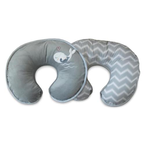 Original Boppy Nursing Pillow and Positioner - Luxe Gray Whale