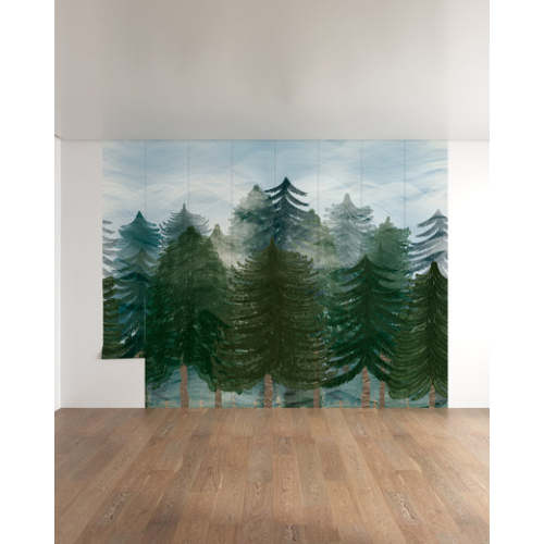 Evergreen Wall Mural – Nestig