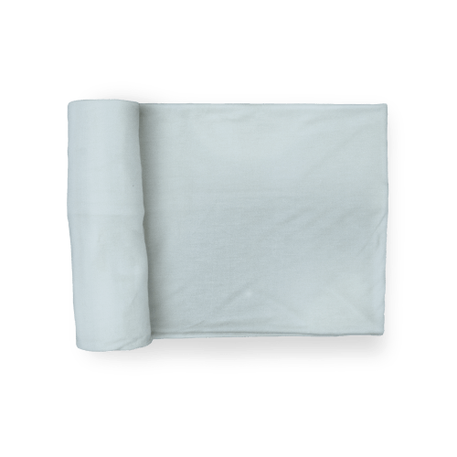 Stretch Knit Swaddle Blanket - Powder Blue