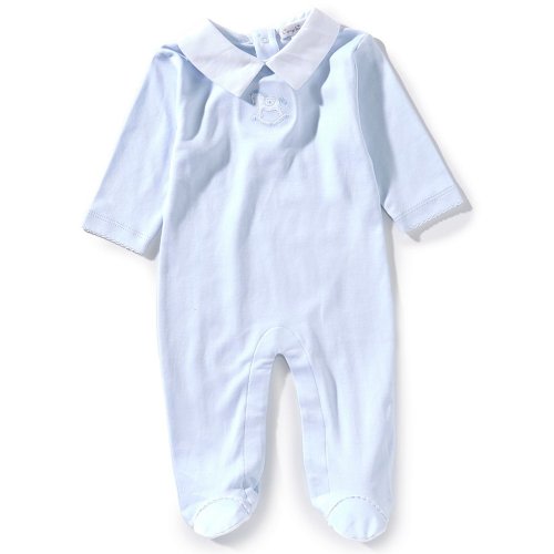 Kissy Kissy Baby Boys Collar Neck Long-Sleeve Riding Rockers Footie