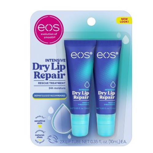 eos Intensive Dry Lip Repair Rescue Treatment Strawberry Sorbet - 0.7 fl oz/2pk