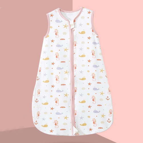 Mifsaly Baby Sleep Sacks 0-24 Months Two-Way Zipper Wearable Blanket Soft Cotton Newborn Sleeveless Sleepsacks
