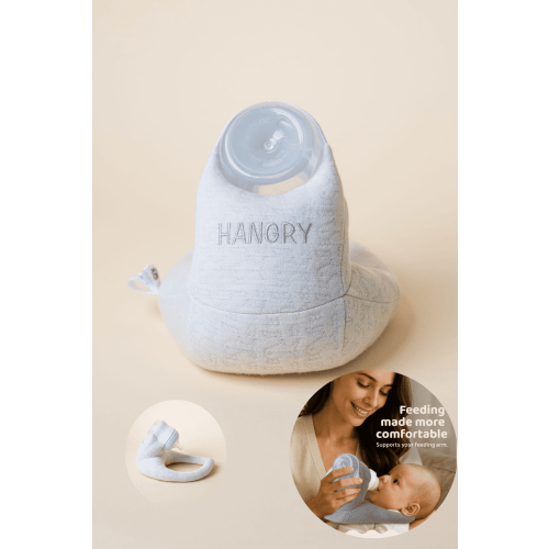 Fuzzy Feeder Baby Bottle Holder for Self Feeding Hands Free Hangry (73)