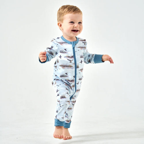 Duck Hunt Baby Zip Up | Hunting Infant Gift | BURLEBO