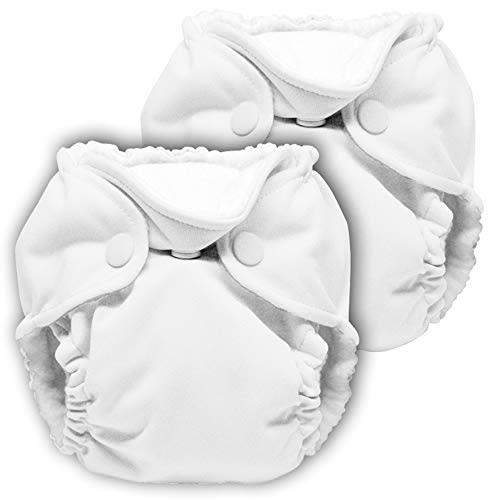 Kanga Care Lil Joey Newborn All in One AIO Cloth Diaper (2pk) Fluff 4-12lbs
