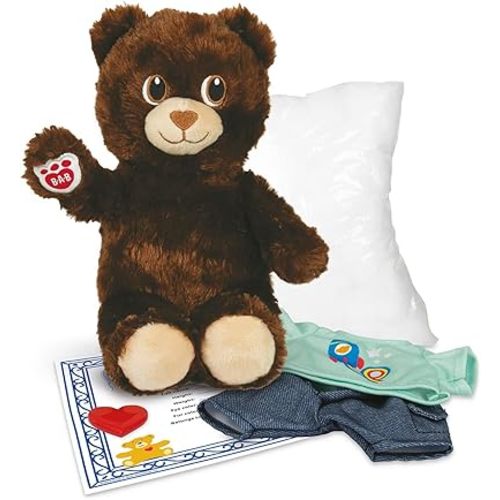 Casdon Build-A-Bear Workshop Furtastic Toy Bear & Outfit Assortment | Assorted Cuddly Toy Bears and Outfits for Children Ages 3+ | Ready to Stuff! | Filling, Heart, and Certificate Also Included