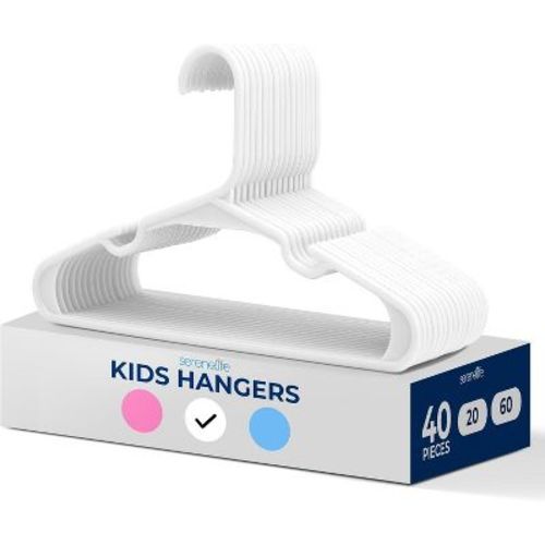 SereneLife Non-Slip Plastic Kids Hangers