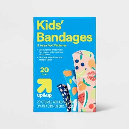 Patterned Bandages Design 2 - Fruit/Shapes/Stars - 20ct - up&up™