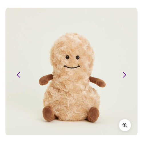 Peanut Warmies | Microwavable Peanut Warmies Stuffed Animal | Warmies USA