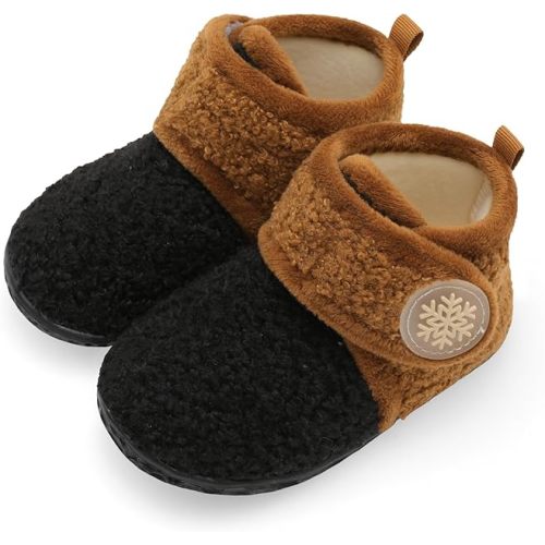 FEETCITY Baby Booties Girls Boys Infant Slippers First Walkers Shoes Warm Socks Newborn Crib Shoes