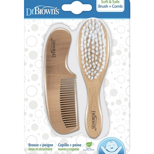 Dr. Brown's Soft and Safe Baby Brush + Comb