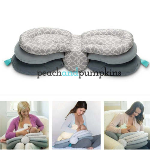 Adjustable Nursing Breastfeeding Pillow - Peach and Pumpkins