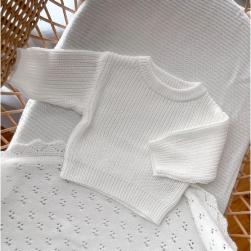 Classic Knitted Jumper - Milk