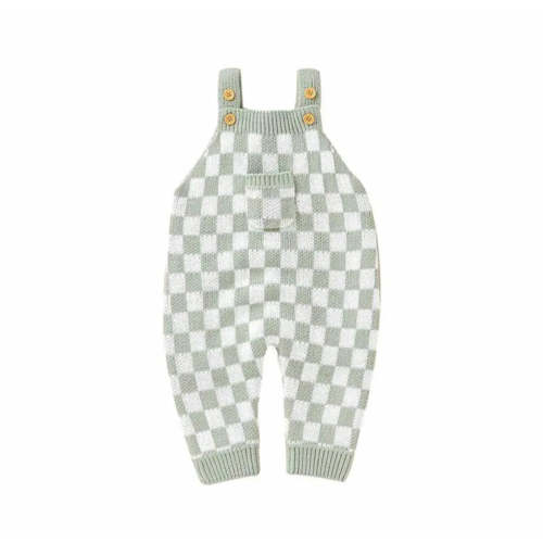 Heritage Checkered Knit Romper – Bambino Boutique