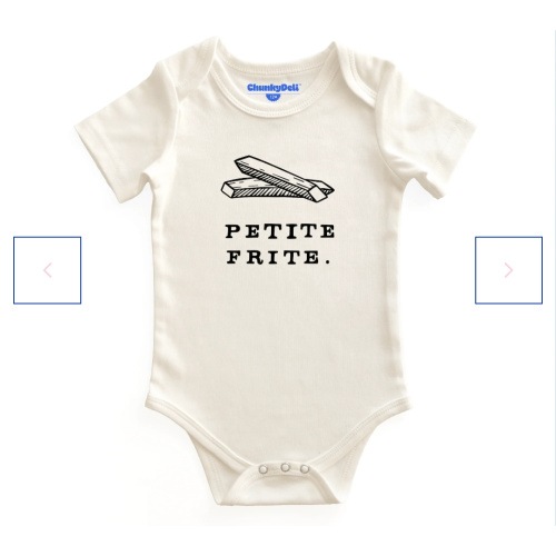 Petite Frite Baby Bodysuit
