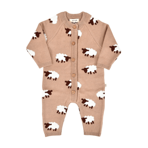 Baa Baa Sheep Jacquard Romper