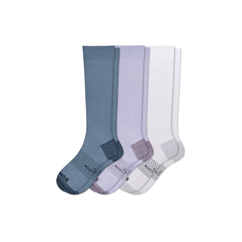 Women's Medical Grade Compression Knee High Sock 3-Pack (20-30mmHg)