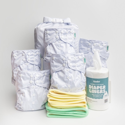 Not Your Grandma's Cloth Diapers 5 Pack Starter Bundle – Kinder Cloth Diaper Co.