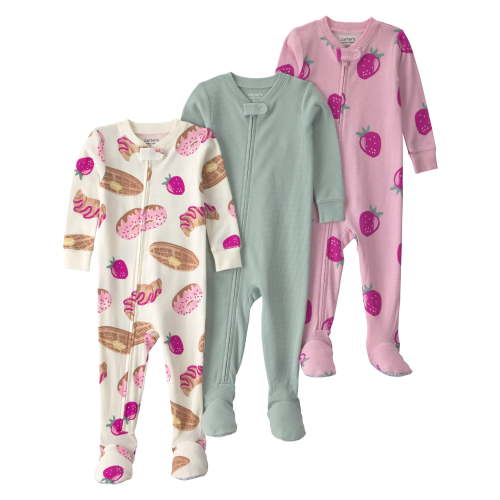 Carter's Child of Mine Toddler Pajama Sleeper, 3-Pack, Sizes 12M-5T