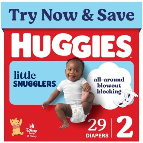 Huggies Little Snugglers Diapers Size 2, 29 Count