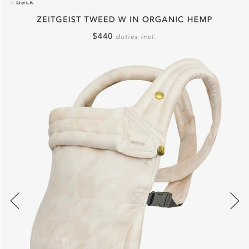 Tweed W | Zeitgeist Baby Carrier | SHOP ARTIPOPPE