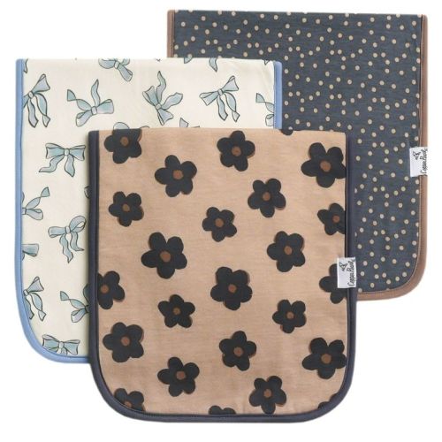 Gemma in Tan Burp Cloth Set