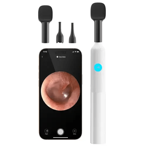 OTTOLIVES Baby Ear, Nose, Throat Examination Set with HD Camera, Home ENT Scope with 6LED Light, Ear Checker Tool, Baby Healthcare and Grooming Kit, Registry Essential Kit
