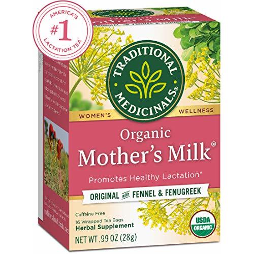 Traditional Medicinals Organic Mother's Milk Women's Tea Bags, 16 Count, Pack of 6
