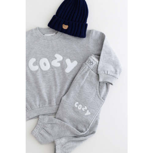 The COZY Little Lounger Tracksuit Marl Grey