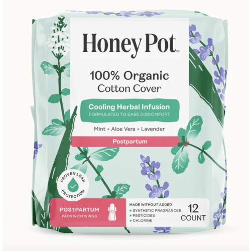 Organic Cotton Cover Post-Partum Pads