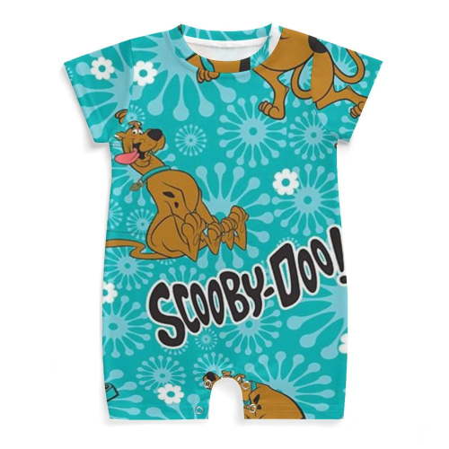 Scooby Doo Baby Boys Girls Rompers Short Sleeve One Piece Bodysuit Jumpsuits Infant Outfit Clothes 3-6M