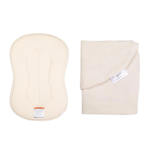 Lounger Curve + Muslin Cover Set | Natural