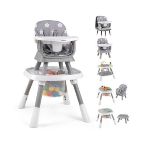 16-in-1 Baby High Chair w/ Activity Center Booster Seat Building Block Table