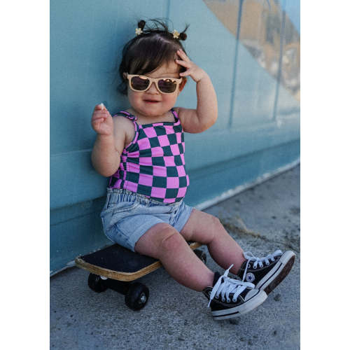 Pink Punch Checkers One Piece